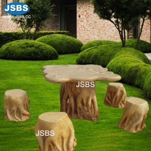 Yellow Stone Marble Table Set, JS-T039